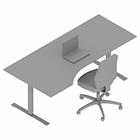 03527+0255 - Sit/stand desk 2000x1000/800 (500-rect)