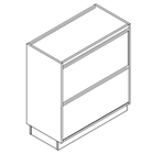 3273+3970 - Plint Cupboard W800xD400xH800 w/2 drawers