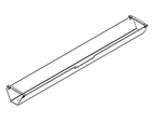 6165 - Cable tray for 1600 desk,tilt (1285)
