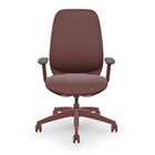 7042002 - SE:AIR swivel chair with armrest, membrane ruby red (AI-821)