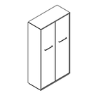 2420 incl. plinth - Bookcase W800xD350xH1454 w/doors in  A1+B1, no divider