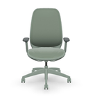 7042003 - SE:AIR swivel chair with armrest, membrane sage green (AI-821)