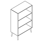 2309 + legs - Cupboard W800xD400xH1102 no divider