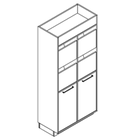 2547 + 2972 - Delta45 Sorting cupboard W800xD400xH1706 w/6 pull-out fronts and plant box