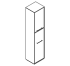 2512 incl. plinth - Bookcase W408xD350xH1806 w/2 doors, right,  in A1+A3