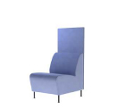 Ideal Large 1-seat wo armrest w backplate 4 legs