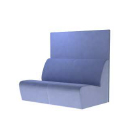 Ideal Large 2-seat wo armrest w backplate wo legs