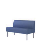 Ideal Small 2-seat wo armrests 4 legs