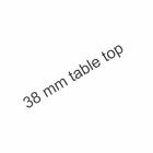 STable 38mm table top