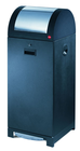 ProfiLine WSB design 70 P 0971-009, galv. powder coated sheet steel, black, galvanized inner bin