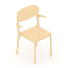 HB79072 Svea chair with armrest