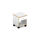 HM 265 bedside table w wheels