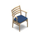 HB68072 Pan chair w-armrests