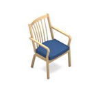 HB57082 Duun chair w-armrests veneered back