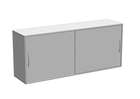 2OH Width 1800mm PROFI Bench Rack with Sliding Doors  between PROFI Extensions