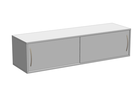 1OH Width 1600mm PROFI Bench Rack with Sliding Doors between PROFI Extensions