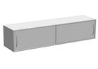 1OH Width 1800mm PROFI Bench Rack with Sliding Doors  between PROFI Extensions