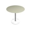 ROUND TABLE D. 80xH.74CM W/ HPL TOP +ROUND FRAME