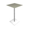 SQUARE TABLE L.60xH.109 W/HPL TOP +PAINTED FRAME