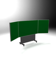 ST8081-2A Folding sliding panel 4000x1200mm, floor or wall mounting