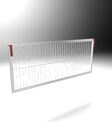 ST8003-5L perforated sheet metal wall for 1800mm exp. frame