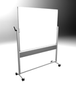 ST8091-9F Whiteboard 1500x1200mm, doppel-seitig, magnethaftend