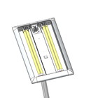 Silhouette lampadaire 2xfluo