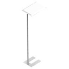 lampadaire Silhouette sur socle en U
