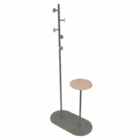 Coat rack and side table