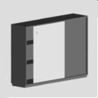 2536 ve. skydedør 1600 x 1100/384 mm