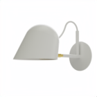Streck Wall Lamp Plate Hard Wired White