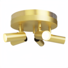 Puck 5 Ceiling Lamp Brushed Brass