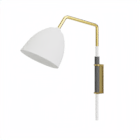 Lean Wall Lamp External Cable White