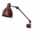 PJ 72 Wall Lamp Hard Wired Oxide Red