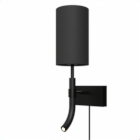 Butler Wall Lamp External Cable Black