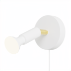 Star 1 Wall Lamp Housing External Cable White
