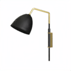 Lean Wall Lamp External Cable Black