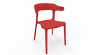 Joy armchair, red