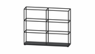 Open shelf B160 H125 cm