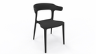 Joy armchair, black
