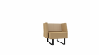BXL431-BX201 - low, 1-seat, sofa squares, flatbend