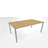 Conference table end-of-row desk 1800 x 1000 mm