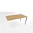 Conference table end-of-row desk 1400 x 800 mm