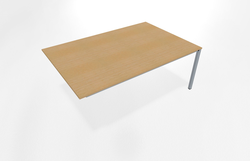 Teamtable / Double bench end-of-row desk 1800 x 1200 mm