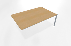 Teamtable / Double bench extension shelf 1800 x 1200 mm