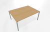 Teamtable / Double bench basic desk, non linking 1600 x 1200 mm