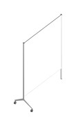 Freestanding screen as whiteboard element