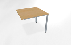Conference table end-of-row desk 800 x 800 mm