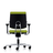 bd-100 black dot swivel chair low backrest