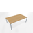 Teamtable / Double bench basic desk, one side linkable 2000 x 1200 mm